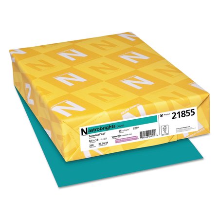 NEENAH PAPER Cardtock, TerrestrialTeal, 250, PK250 22109